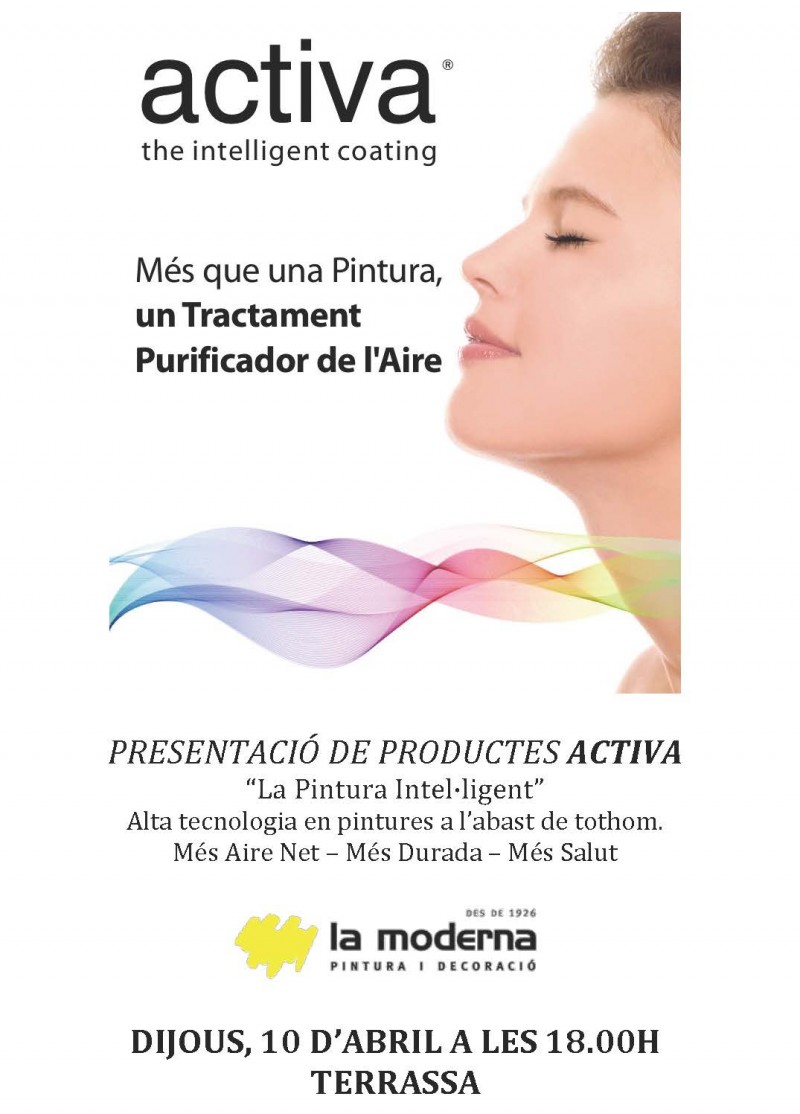 PRESENTACIÓ PRODUCTES ACTIVA A TERRASSA