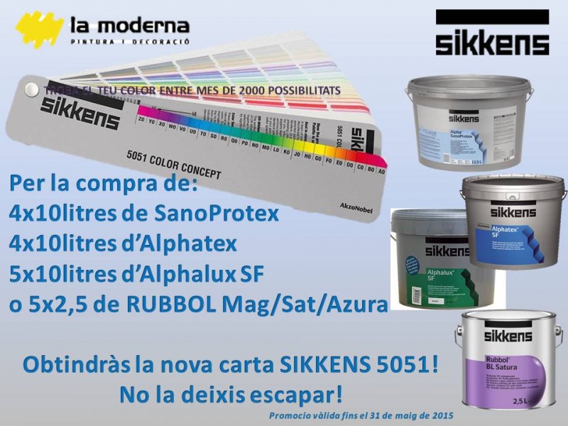 NOVA CARTA DE COLORS SIKKENS