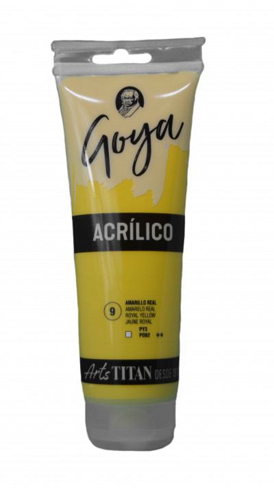 ACRILICO ESTUDIO GOYA 230 ML. N.09 AMARILLO REAL