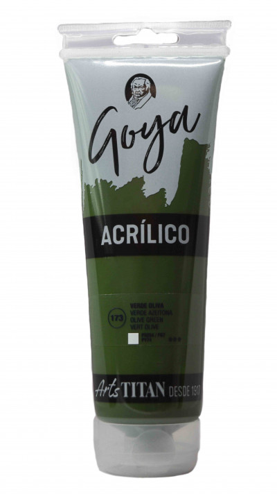 ACRILICO ESTUDIO GOYA 230 ML. N.173 VERDE OLIVA