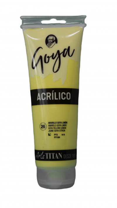 ACRILICO ESTUDIO GOYA 230 ML. N.26 AMARILLO LIMON