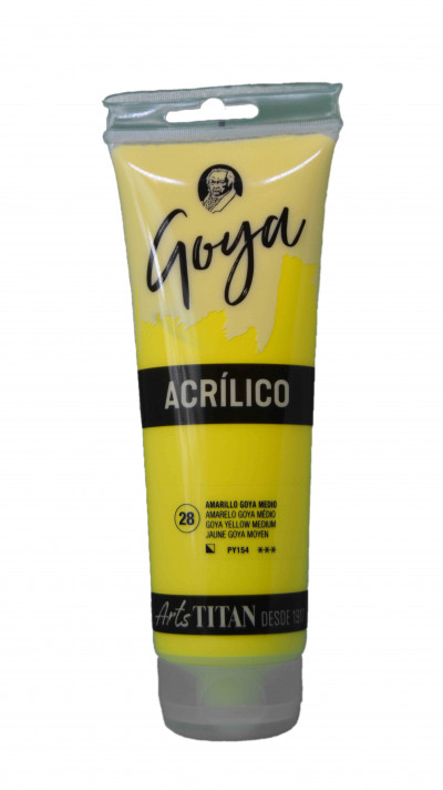 ACRILICO ESTUDIO GOYA 230 ML. N.28 AMARILLO