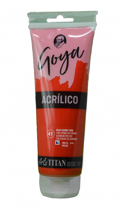 ACRILICO ESTUDIO GOYA 230 ML. N.41 CADMIO TONO