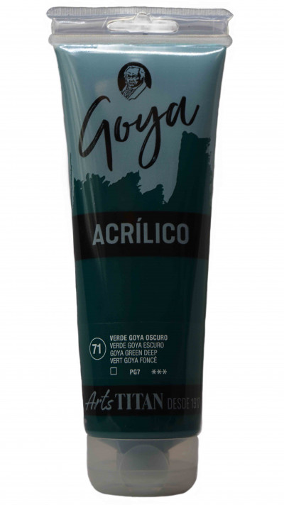 ACRILICO ESTUDIO GOYA 230 ML. N.71 VERDE OSCURO