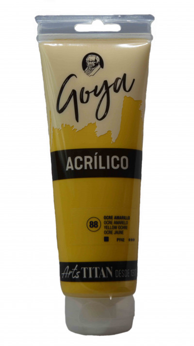 ACRILICO ESTUDIO GOYA 230 ML. N.88 OCRE AMARILLO