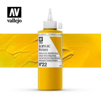 ACRYLIC STUDIO AMARILLO CADMIO OSCURO Nº22 200ml