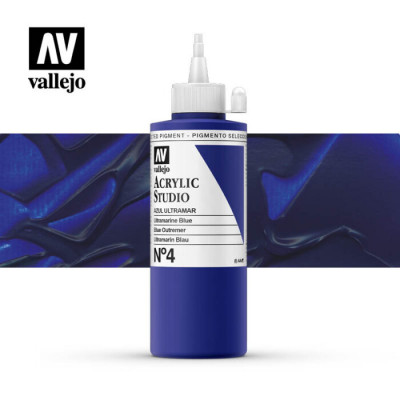 ACRYLIC STUDIO AZUL ULTRAMAR N.4 200ml