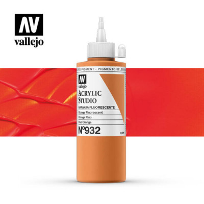 ACRYLIC STUDIO NARANJA FLUO Nº932 200ml