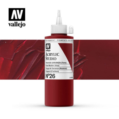 ACRYLIC STUDIO ROJO GARANZA Nº26 200ml