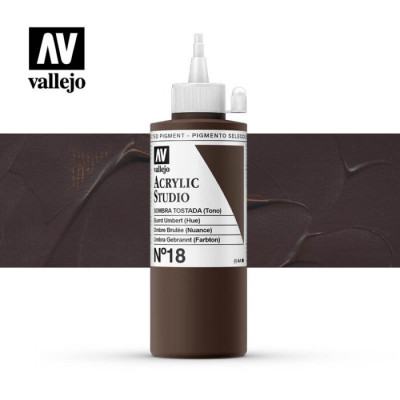 ACRYLIC STUDIO SOMBRA TOSTADA Nº18 200ml