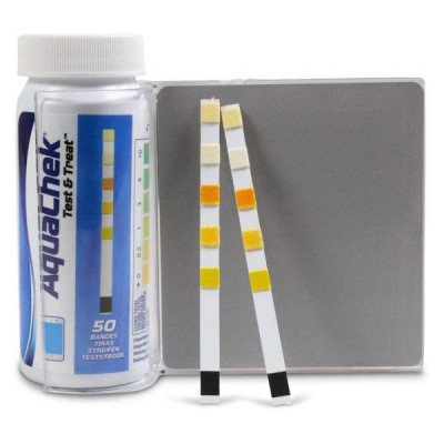 AQUACHECK 50 TIRAS REACTIVAS 3 TEST: CLOR LIBRE,PH Y ALCALINIDAD