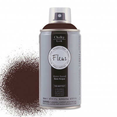 FLEUR PAINT SPRAY CHALKY LOOK-BURNT UMBER F18 300ml