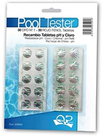 QUIMICAMP POOLTESTER RECANVIO BLISTER